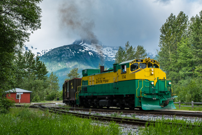 Обои картинки фото техника, поезда, состав, локомотив