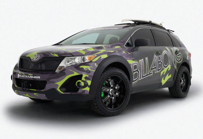 Обои картинки фото toyota billabong ultimate venza concept 2009, автомобили, toyota, 2009, concept, venza, ultimate, billabong