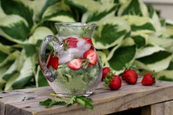 Картинка еда клубника +земляника снедь