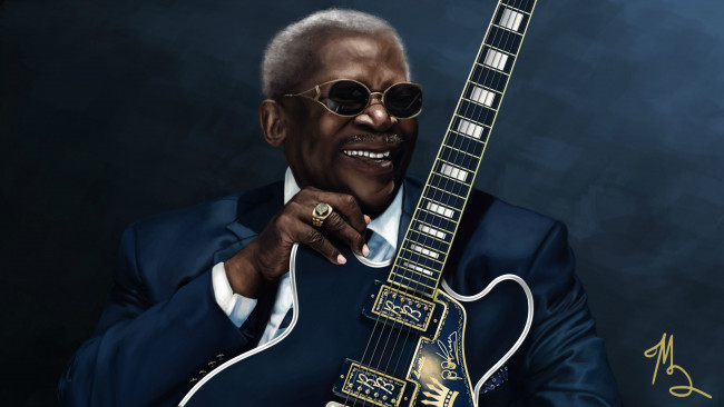 Обои картинки фото  b,  king, музыка, музыкант