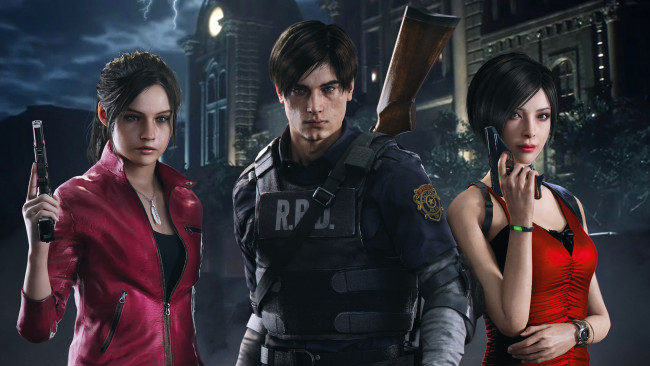 Обои картинки фото видео игры, resident evil 2 , 2019, resident, evil, 2, leon, s, kennedy, claire, redfield, ada, wong, обитель, зла