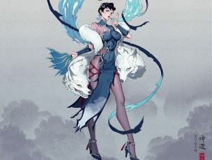 Картинка фэнтези демоны девушка