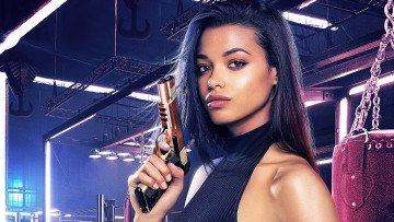 Картинка charlie`s+angels+ 2019 кино+фильмы ангелы чарли боевик элла балинска ella balinska jane kano фильм постер