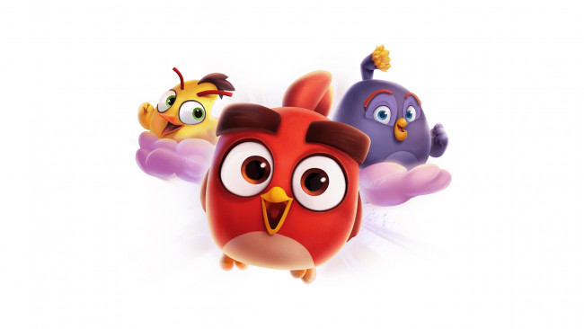 Обои картинки фото angry birds dream blast, видео игры, angry birds,  dream blast, птицы, обои, игра, картинки, белый, фон, wallpaper, angry, birds, на, рабочий, стол, rovio, дисплея, dream, blast