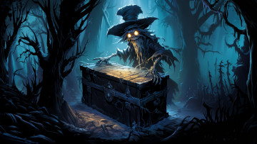 Картинка фэнтези существа нейросети графика нейроарт ai art нейронные сети рисунки нейро искусство