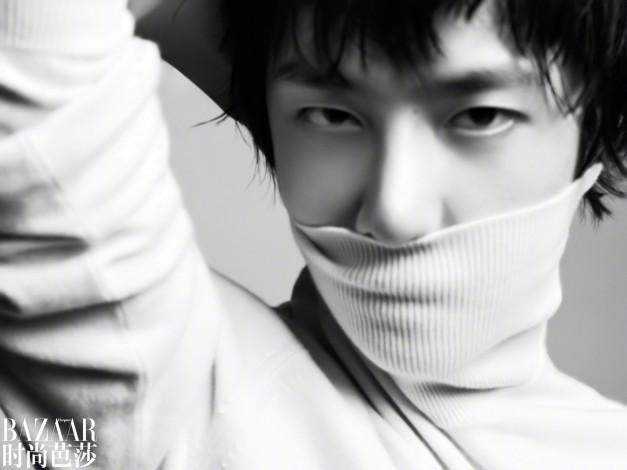 Обои картинки фото мужчины, wang yi bo, актер, лицо, свитер