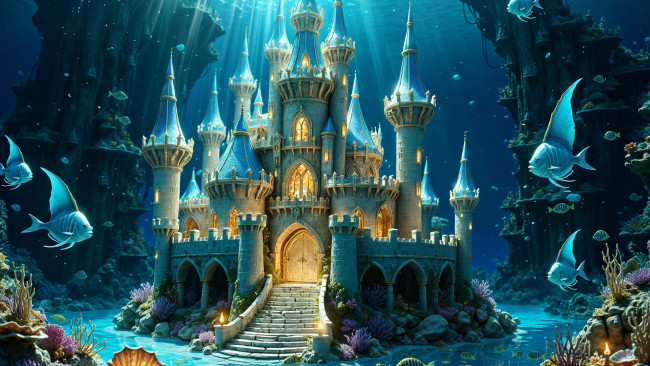 Обои картинки фото фэнтези, замки, нейросети, графика, нейроарт, ai, art, нейронные, сети, рисунки, нейро, искусство, нейрографика, graphics, neuroart, neural, networks, drawings, neuro, neurography