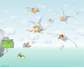 Картинка рисованные животные сказочные мифические