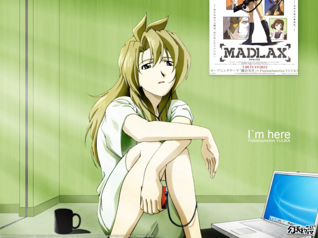 Обои картинки фото madlax, аниме