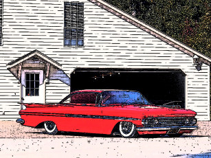 Картинка автомобили рисованные