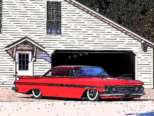 Обои картинки фото автомобили, рисованные