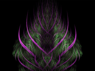 Картинка 3д графика fractal фракталы фон узор