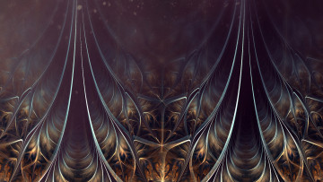 Картинка 3д графика fractal фракталы фон узор