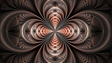 Картинка 3д графика fractal фракталы узор фон