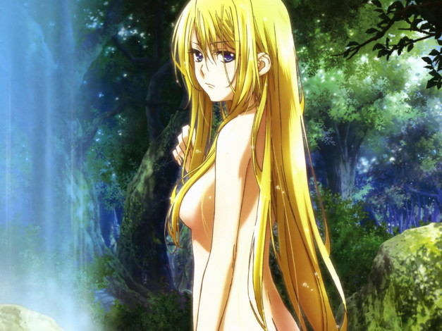 Обои картинки фото аниме, densetsu, no, yuusha, взгляд