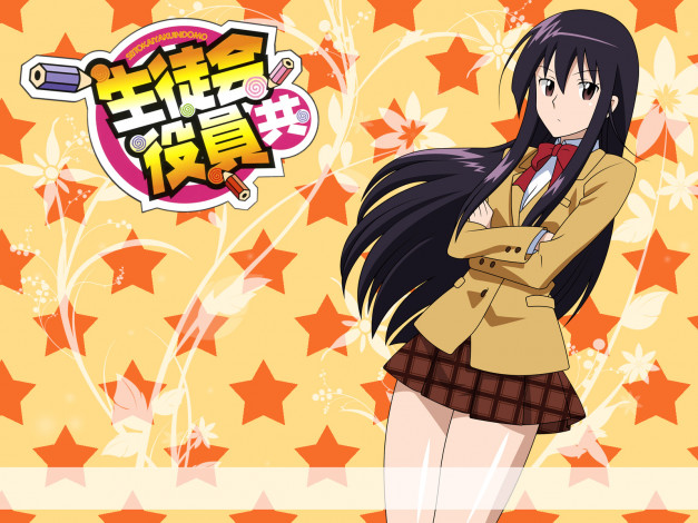 Обои картинки фото члены, школьного, совета, аниме, seitokai, yakuindomo