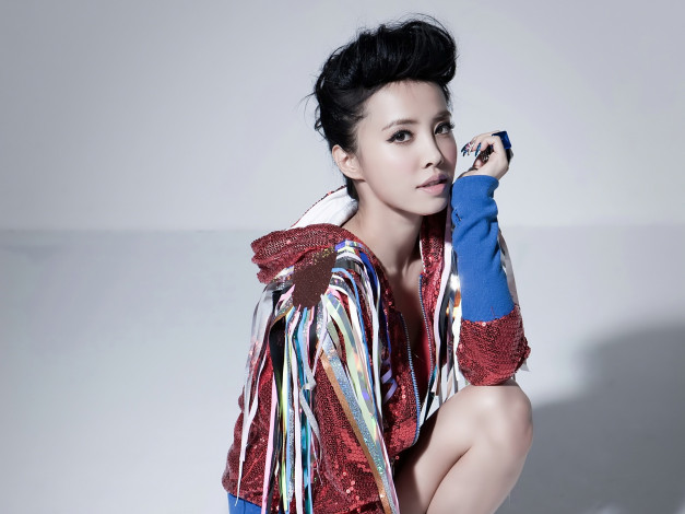 Обои картинки фото Jolin Tsai, девушки, , , взгляд