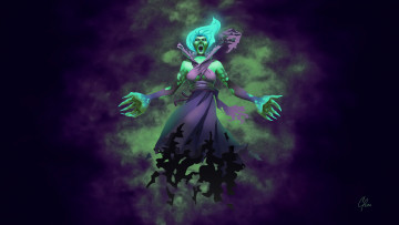 Картинка dota видео игры prophet death krobelus