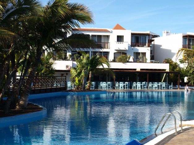 Обои картинки фото испания, канарские, ва, пахара, интерьер, бассейны, открытые, площадки, бассейн, курорт