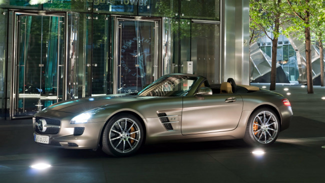 Обои картинки фото mercedes, sls, автомобили, benz, германия, daimler, ag