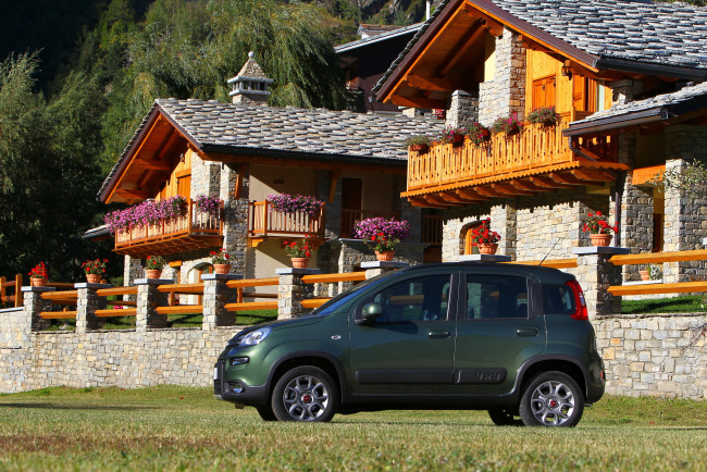 Обои картинки фото 2012, fiat, panda, 4x4, автомобили