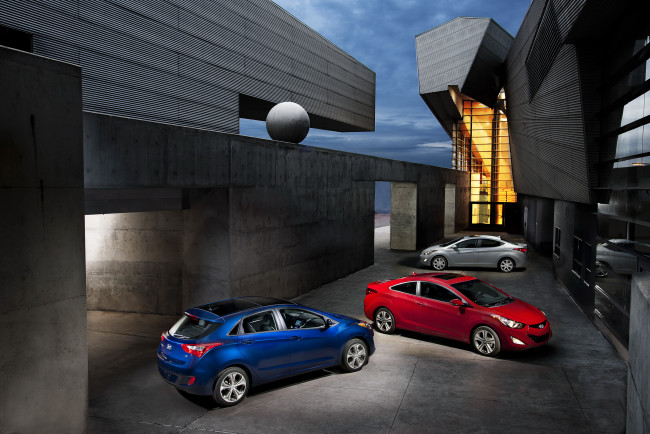 Обои картинки фото 2012, hyunda, elantra, gt, автомобили, hyundai