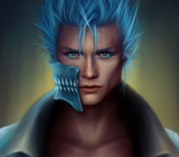 Картинка аниме bleach арт блич гримджоу парень аранкар