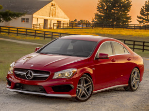 Картинка автомобили mercedes-benz us-spec amg cla 45 2013 c117
