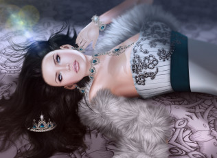 Картинка 3д+графика people+ люди брюнетка