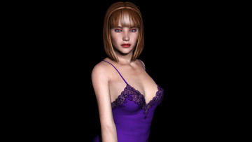 Картинка 3д+графика people+ люди девушка взгляд фон