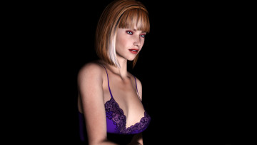 Картинка 3д+графика people+ люди девушка взгляд фон