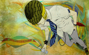 Картинка аниме bleach парень блич бывший шинигами служитель маски