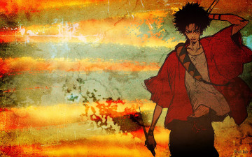 Картинка аниме samurai+champloo самурай меч mugen