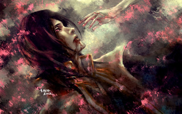 Картинка аниме bleach парень глава клана бьякуя блич сенбонзакура