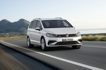 Картинка автомобили volkswagen 2015г светлый r line touran