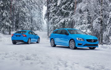 Картинка автомобили volvo синий