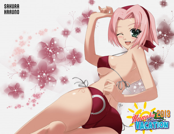 Обои картинки фото рисованное, - ,  аниме, фон, взгляд, девушка