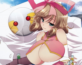 Картинка аниме senran+kagura девушка