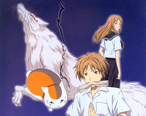 Обои картинки фото аниме, natsume yuujinchou, тетрадь, дружбы