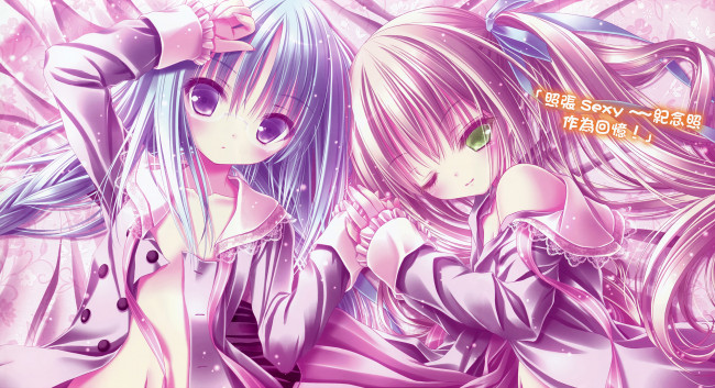 Обои картинки фото аниме, ro-kyu-bu, tinkle, misawa, maho, nagatsuka, saki