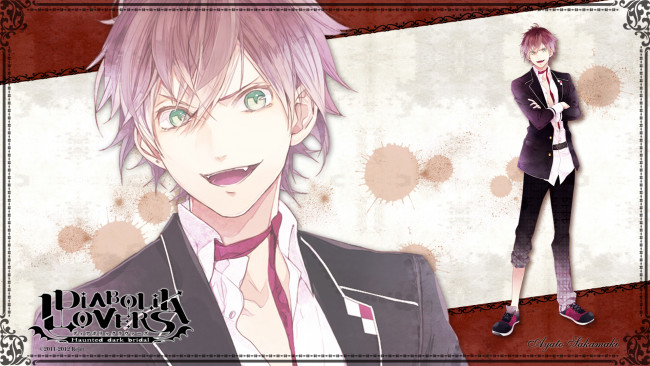 Обои картинки фото аниме, diabolik lovers, аято, вампир