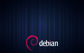 Картинка компьютеры debian фон логотип