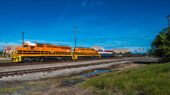 Обои картинки фото техника, поезда, состав, локомотив