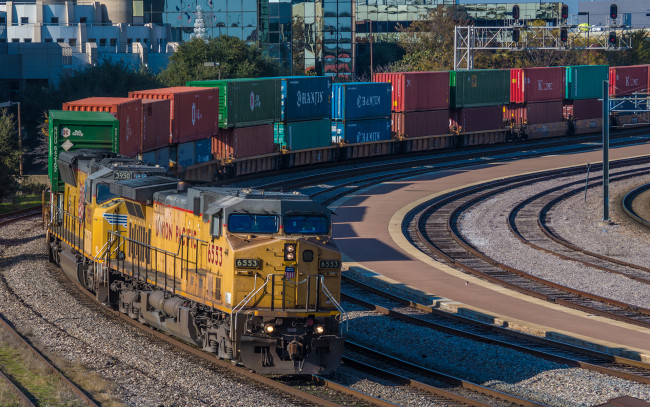 Обои картинки фото техника, поезда, локомотив, состав