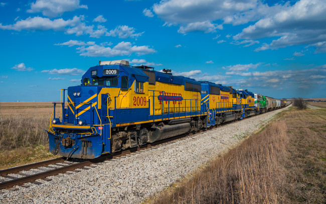 Обои картинки фото техника, поезда, локомотив, состав