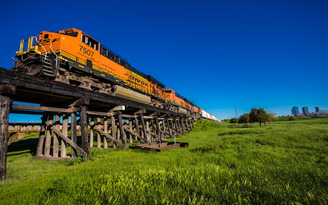 Обои картинки фото техника, поезда, состав, локомотив