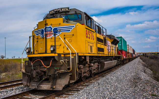 Обои картинки фото техника, поезда, состав, локомотив