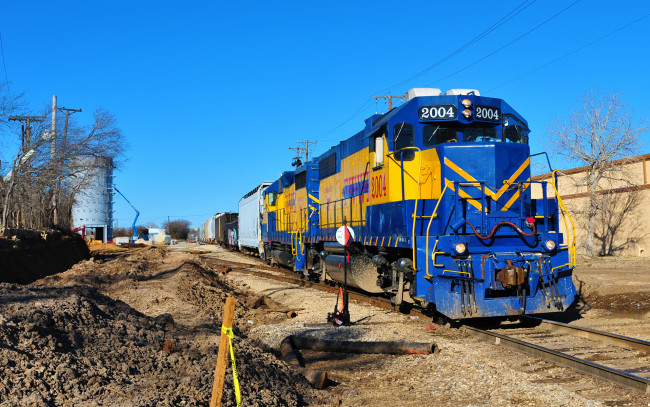 Обои картинки фото техника, поезда, состав, локомотив