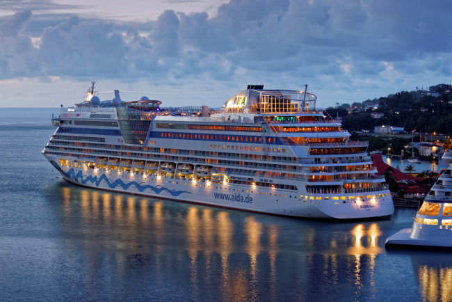 Обои картинки фото aidadiva, корабли, лайнеры, круиз, лайнер