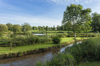 Картинка природа реки озера небо лето река англия деревья